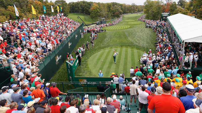 Golfer on the green